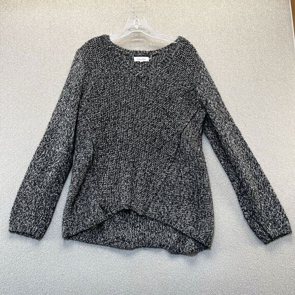 Calvin Klein Sweater Cable Knit Scoop Neck Women's Large - Picture 1 of 8